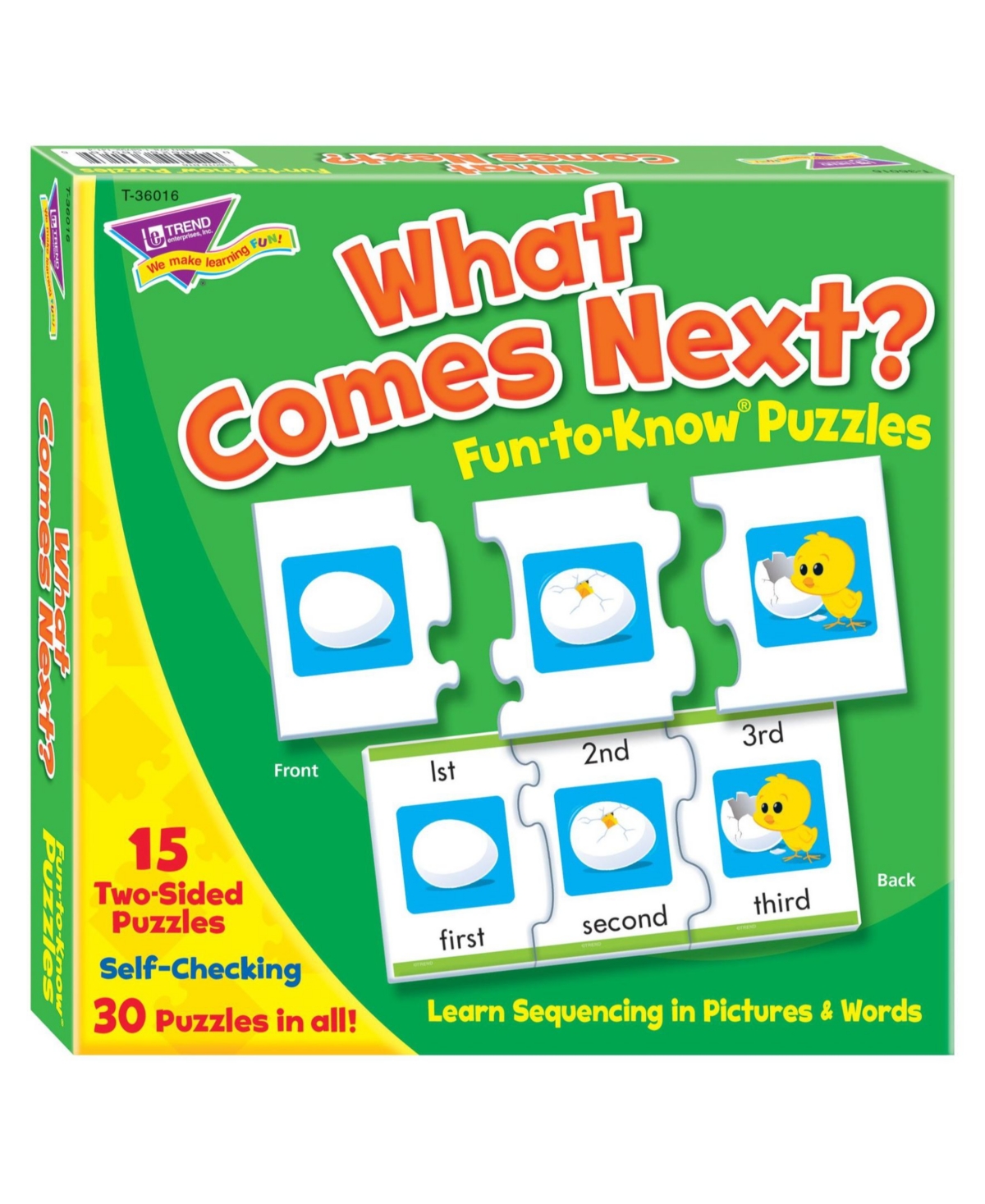 Trend Enterprises What Comes Next? Fun-to-know Puzzles In Open Misce