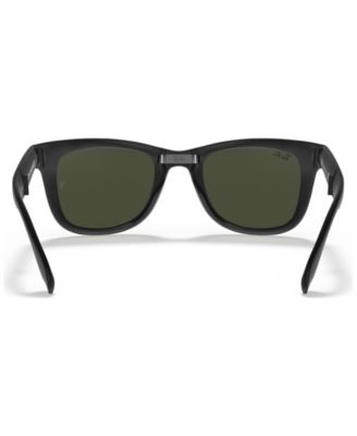 Ray-Ban Sunglasses, RB4105 FOLDING WAYFARER - Macy's