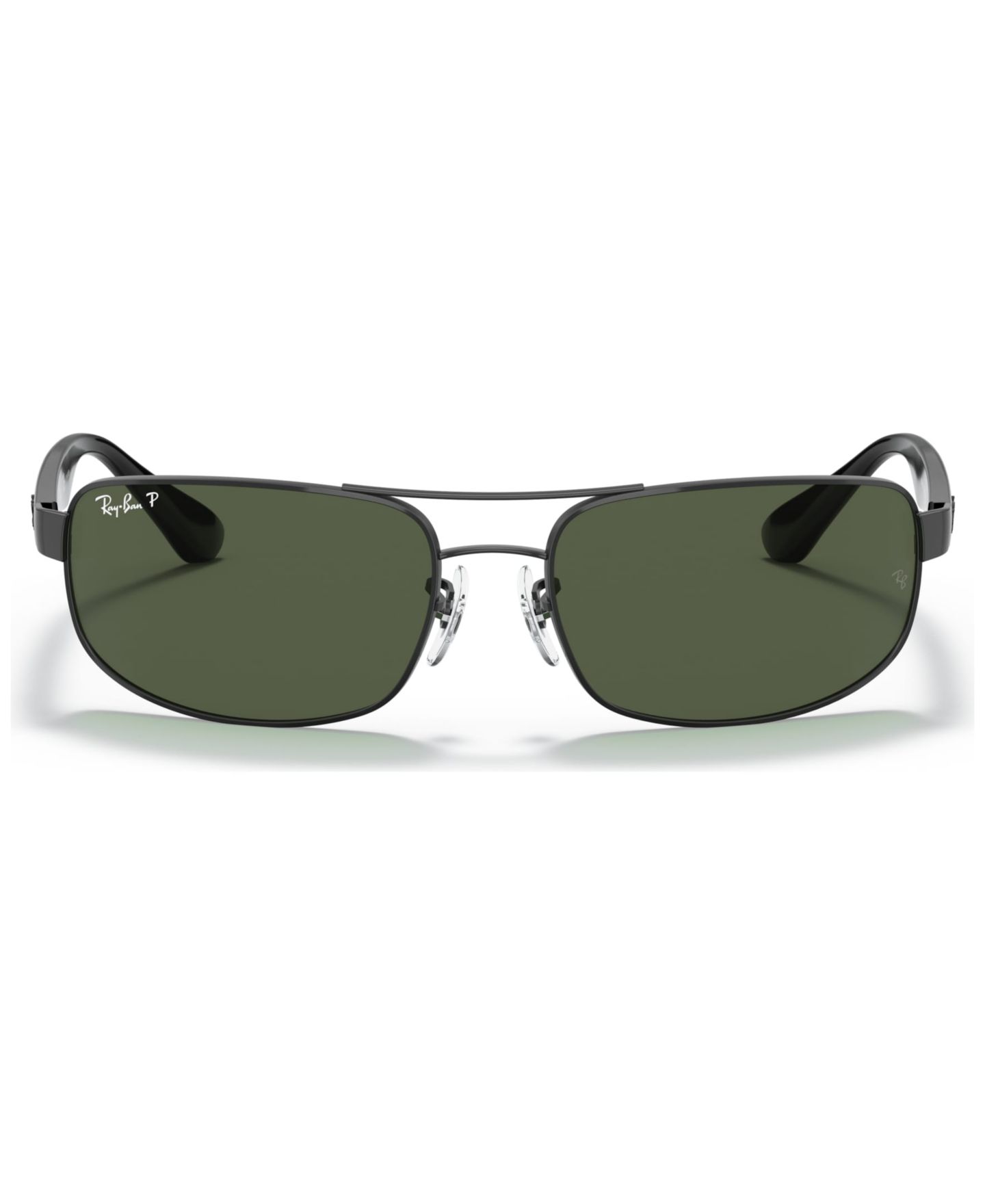 Женские солнцезащитные очки Ray-Ban Polarized Sunglasses, RB3445, цвет: Чёрный / Серый — фото 1