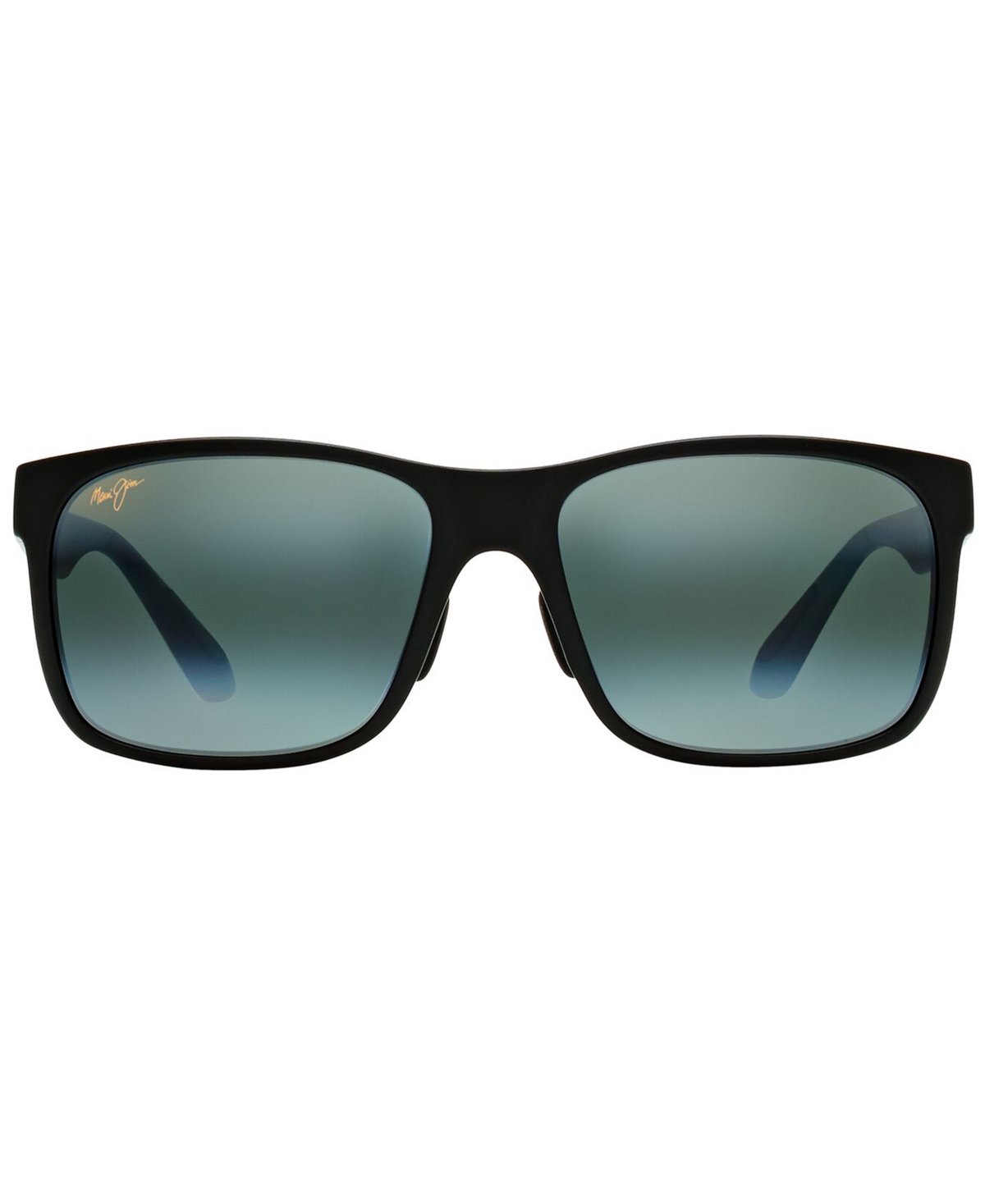 Shop Maui Jim Red Sands Polarized Sunglasses , 423 In Black Matte,grey Mirrored Polarized
