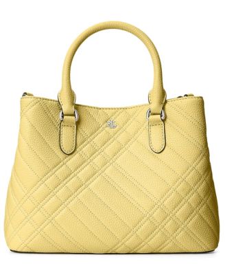 lauren ralph lauren mini marcy ii plaid quilted satchel