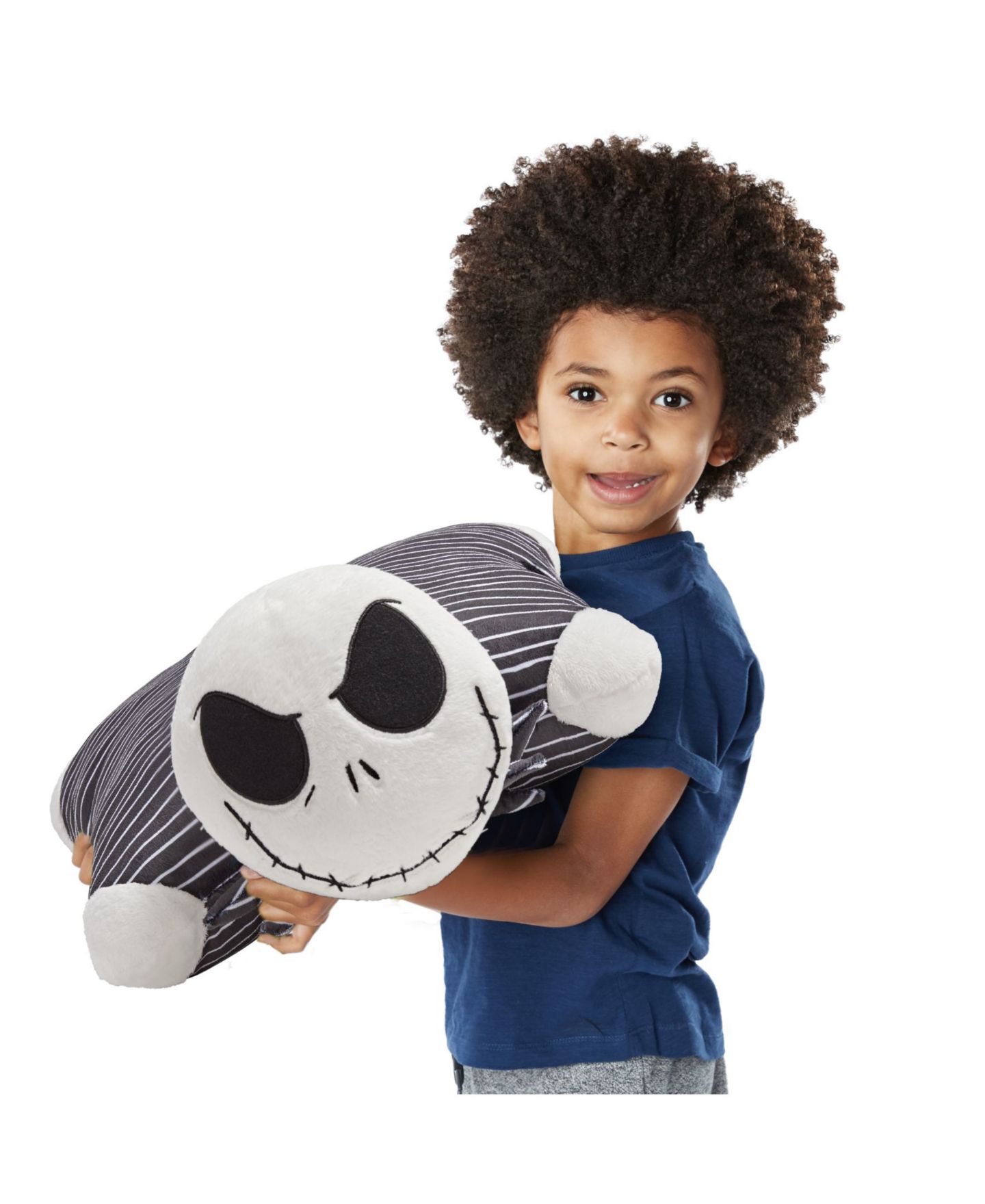 Детская мягкая игрушка Pillow Pets Disney The Nightmare Before Christmas Jack Skellington 16" Plush, 1-Piece — фото 3