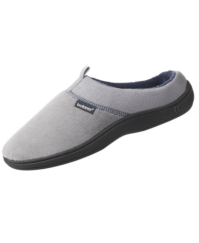 Isotoner Men's Microterry Jared Hoodback Slippers & Reviews - Men - Macy's