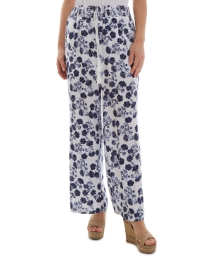 Bcx Juniors' Printed Wide-Leg Pants
