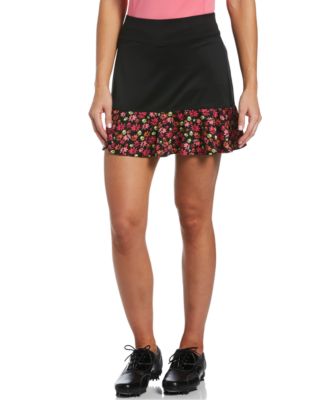 PGA TOUR - Printed-Ruffle Golf Skort