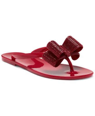 macy's bow sandals