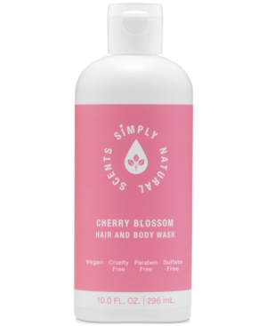 Simply Natural Scents Hair & Body Wash, 10-oz. In Cherry Blossom
