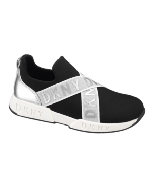 DKNY LITTLE GIRLS MADDIE STRETCH SNEAKERS