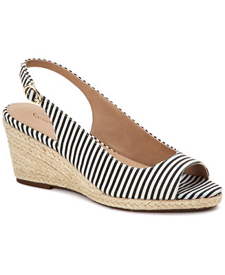 Charter Club Tamaare Wedge Sandals, Created for Macy's & Reviews ...