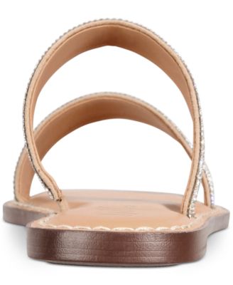 Ginnie Double-Band Slide Flat Sandals