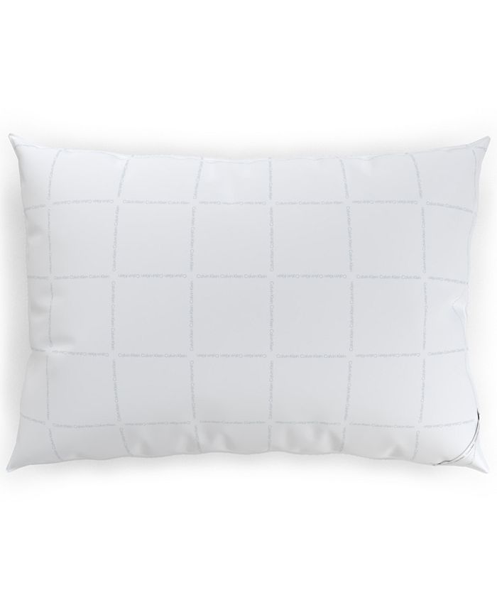 Calvin Klein CLOSEOUT! Grid Logo Down Alternative Standard/Queen Pillow