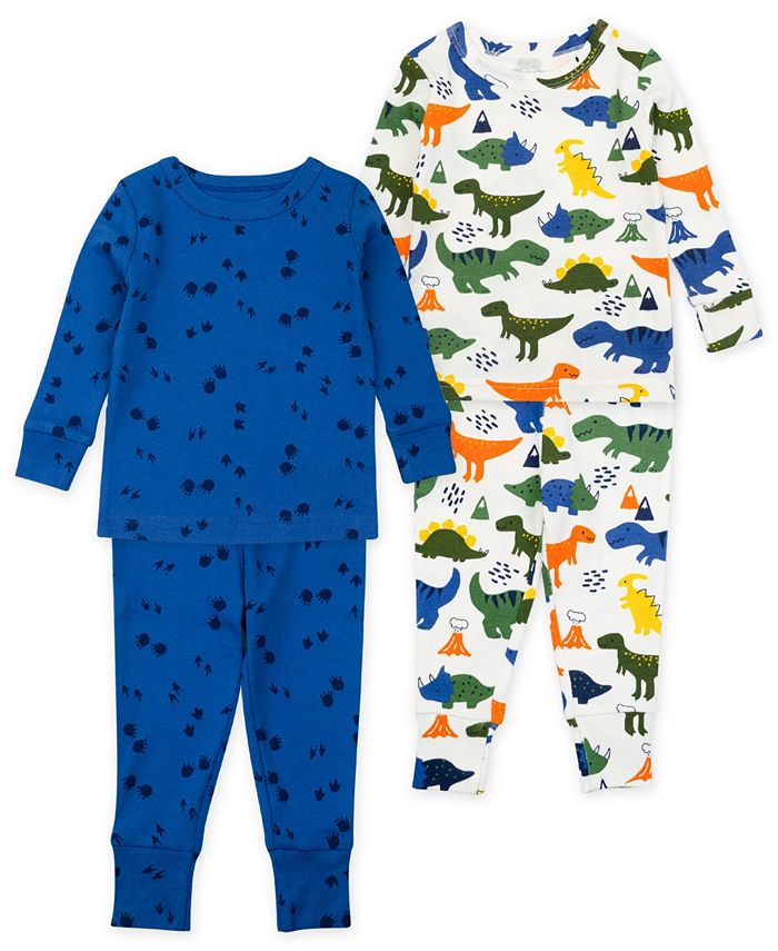 Mac & Moon Baby Boys Dinosaur Pajama Set, 4 Piece Macy's