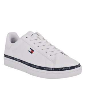 Tommy Hilfiger Men's Lewin Lace Up Cup Sole Sneaker In White