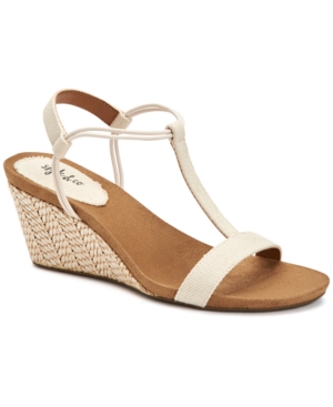Style & Co Mulan Wedge Sandals Created Macy's Women's Shoes