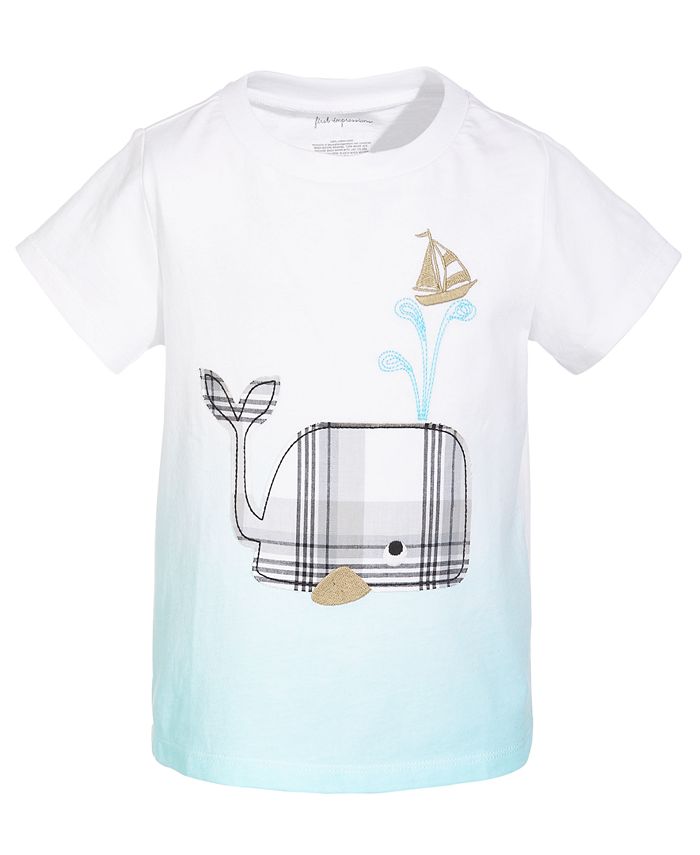 First Impressions Baby Boys Whale Cotton TShirt, Created for Macy's