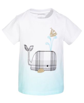 First Impressions Baby Boys Whale Cotton T-Shirt, Created for Macy's ...