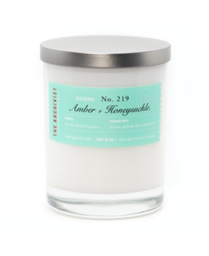 Greenmarket Purveying Co. Archivist Amber And Honeysuckle Soy Candle, 10 oz