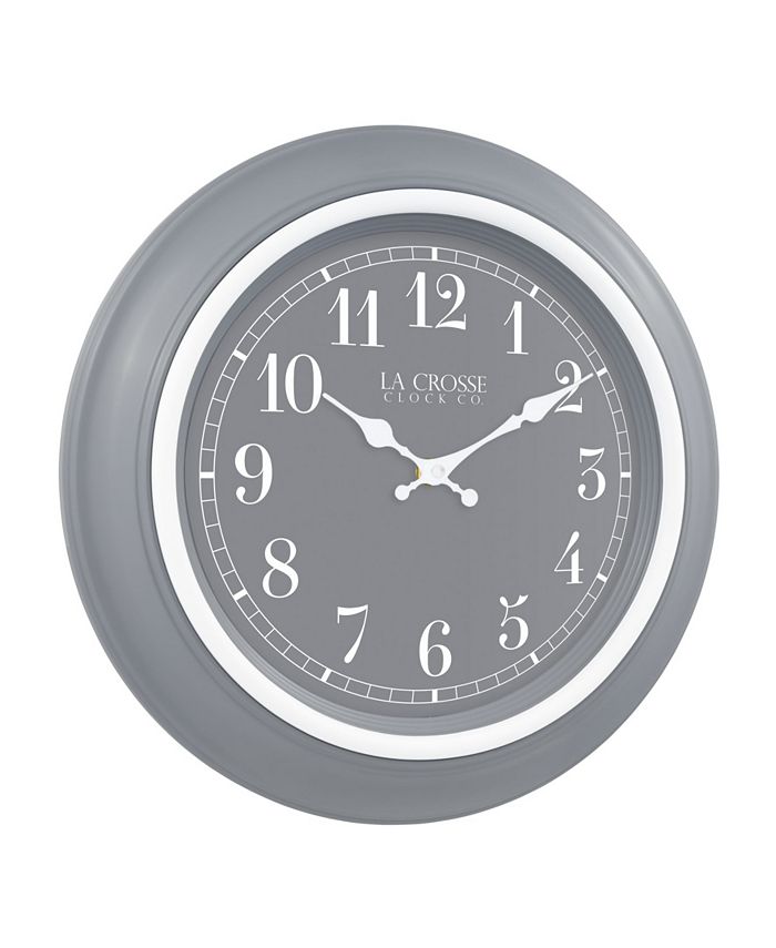 La Crosse Technology Clock 18" Louisa Analog Quartz Wall Clock Macy's