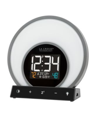 La Crosse Technology Soluna C79141 Mood Light Alarm Clock with Temperature Humidity