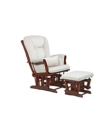 Alice Glider Chair and Ottoman with Pillow, Set of 3