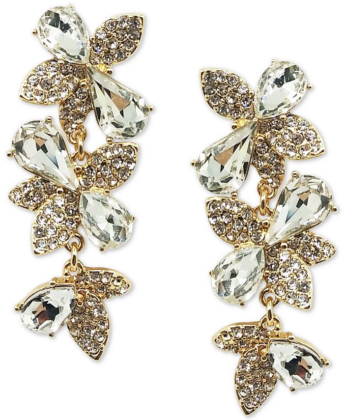 flower statement earrings