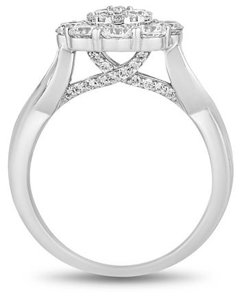 Macy's - Diamond Engagement Ring (2 ct. t.w.) in 14K White Gold