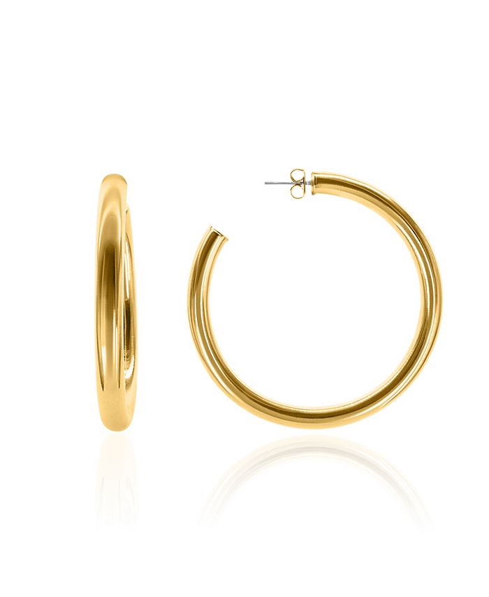 OMA THE LABEL Bente Large Hoops - Macy's