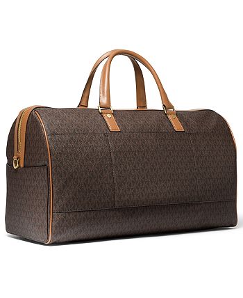 Michael Kors Bedford XL Logo Stripe Weekender Bag SET Wallet and EVA LG  Tote