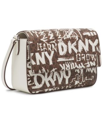 DKNY Bryant Medium Flap Camera Bag | In Coal (Schwarz) | Schulter- Oder Crossbody-Tasche Für Damen
