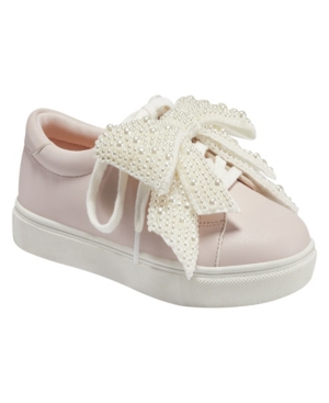 Inc International Concepts Kids' Little Girls Chloe Bow Sneakers In Pink