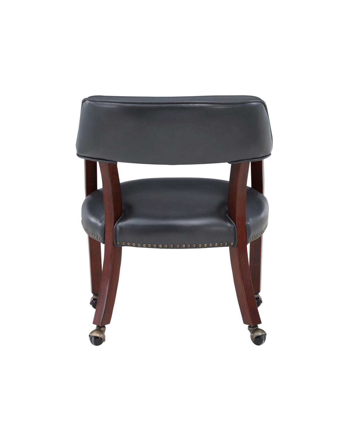 Comfort Pointe Cavett Caster Game Chair In Dark Gray