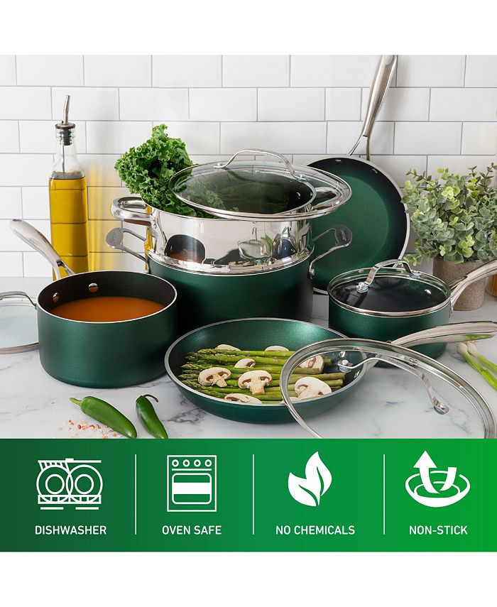 Granite Stone Diamond Titanium Diamond Infused Nonstick 20Pc. Complete