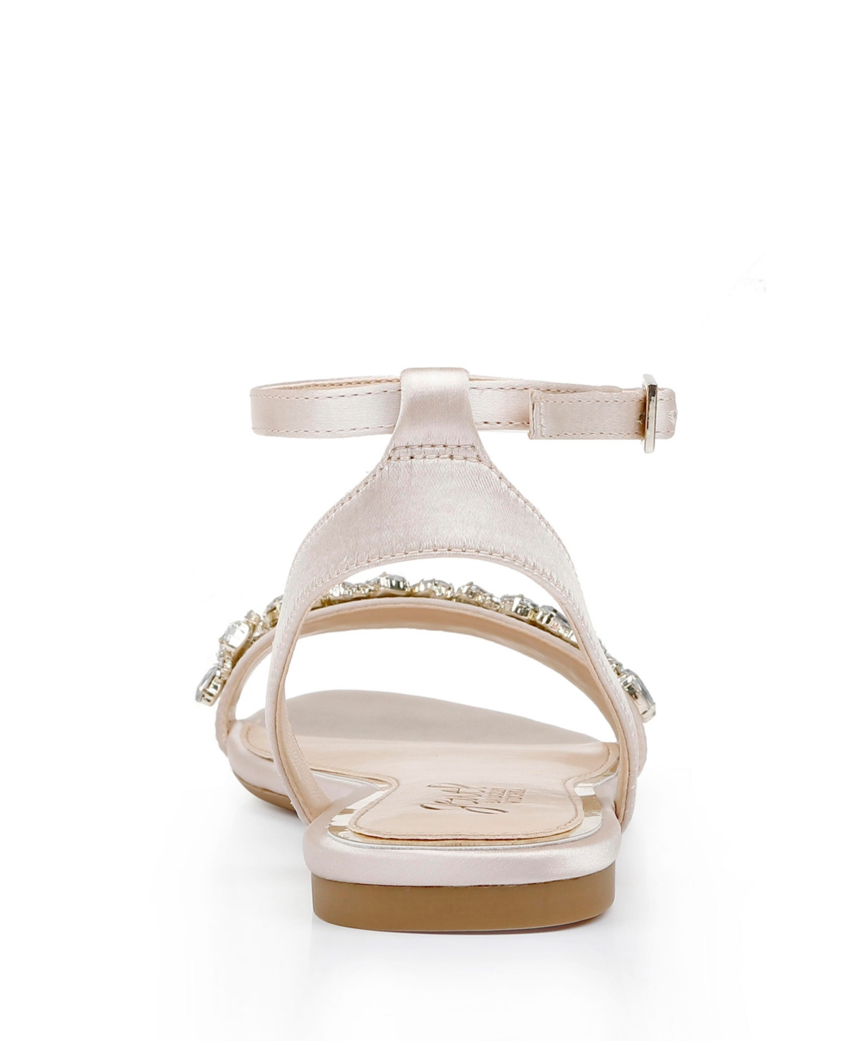 Jewel Badgley Mischka Women's Ohara Embellished Evening Flat Sandals