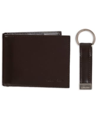 Men's RFID Slimfold Wallet & Key Fob Set