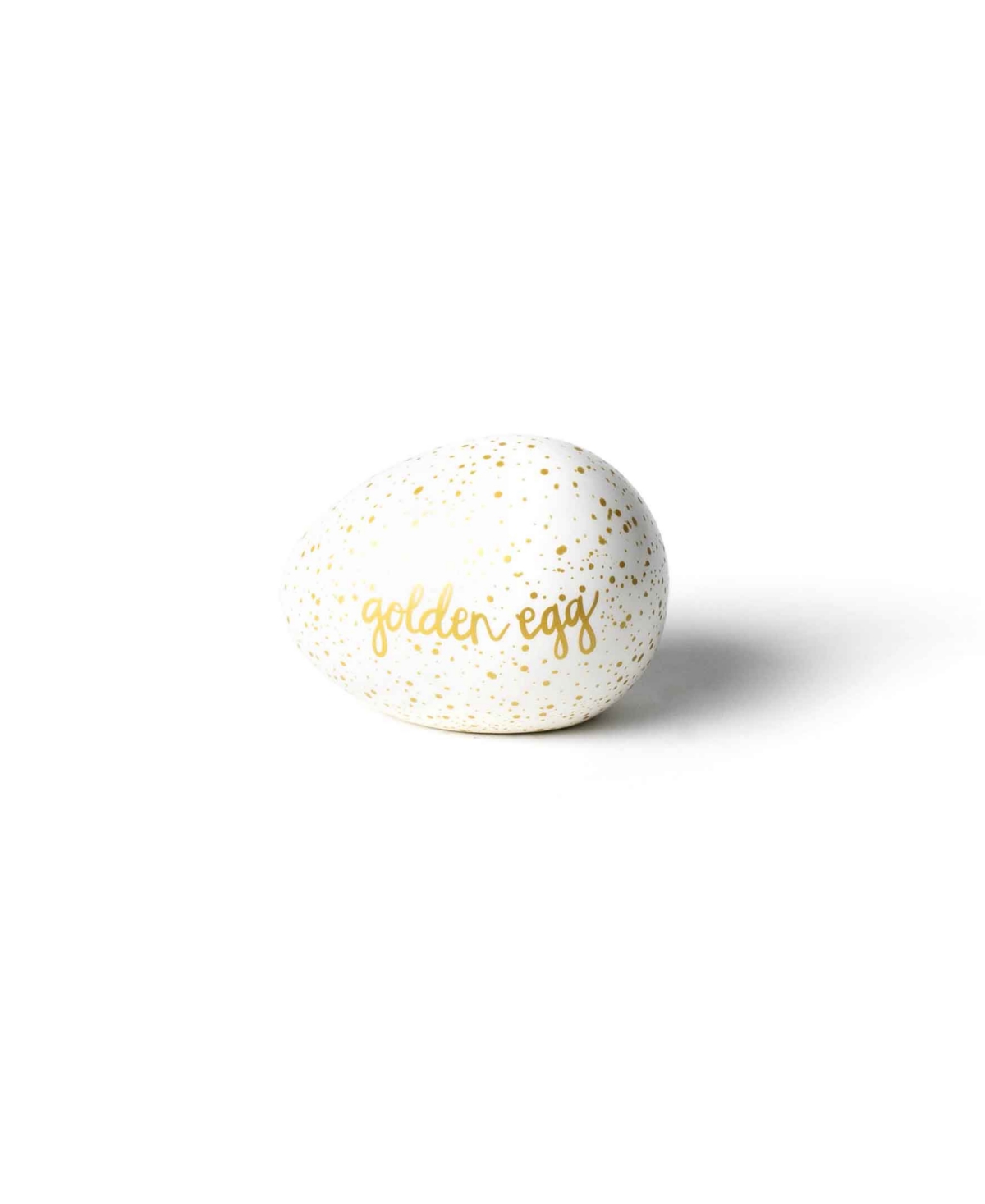 Coton Colors By Laura Johnson Speckled Golden Egg In White