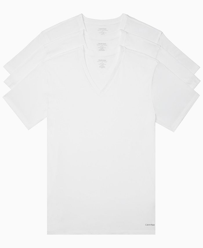 Calvin Klein Men's Big Cotton Classics V Neck 3 Pack Macy's