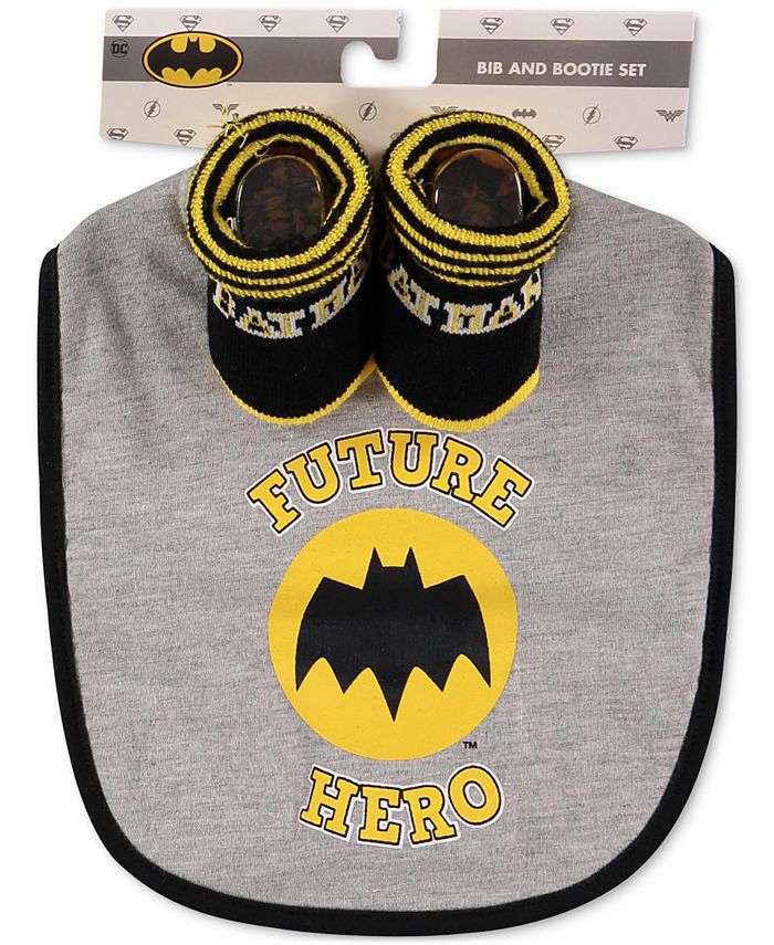 Happy Threads Baby Boys 2Pc. Batman Bib & Bootie Set Macy's