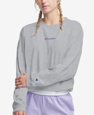 Champion - Cropped Cotton Sweatshirt