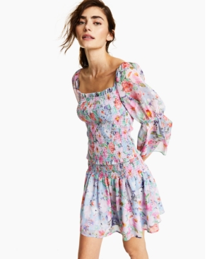 Lost + Wander Monet's Garden Smocked Top