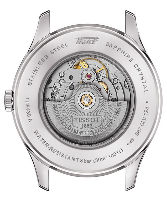 Tissot Men's Swiss Automatic Heritage Visodate Powermatic 80 Brown