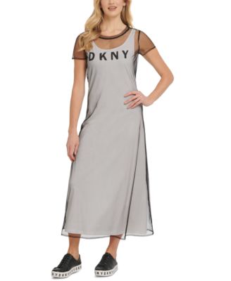 dkny mesh dress