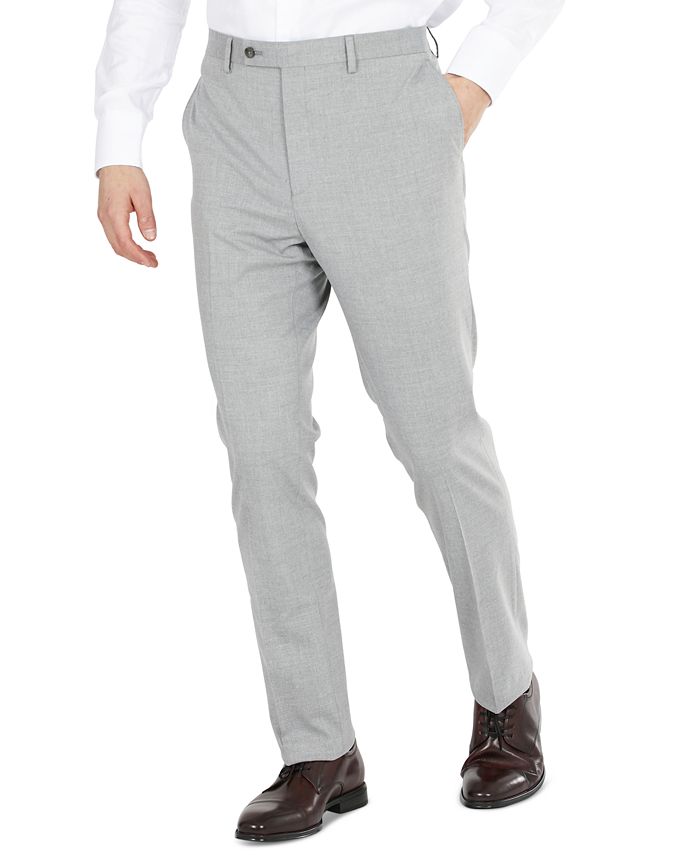 Men's Grey Dress Pants & Trousers