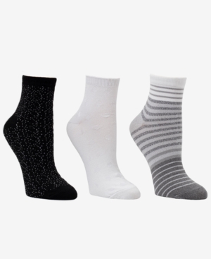 Cuddl Duds Women's Ankle Socks 3 Pack