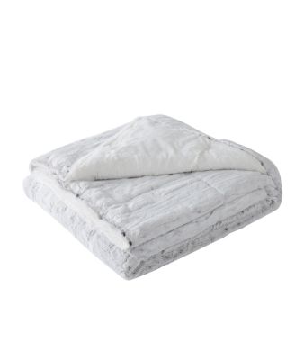 Christian Siriano Luxury Faux-Fur Throw, 60" x 70"