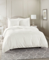 Super Soft Double Brushed Microfiber 3 Pc. Duvet Cover Set, Queen - Off White