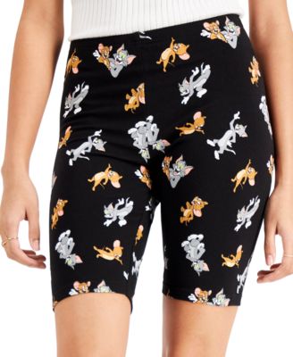 Warner Brothers - Juniors' Tom & Jerry Bike Shorts