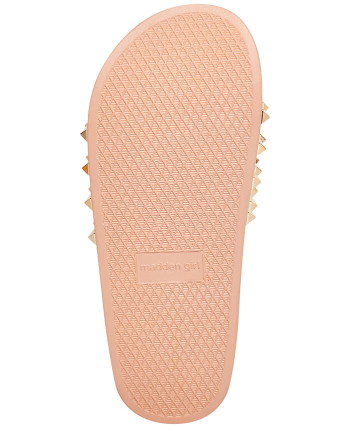 Madden Girl Flashh Studded Pool Slides & Reviews Slippers Shoes