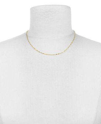 16" Mirror Link Chain (2mm) in 14K Gold