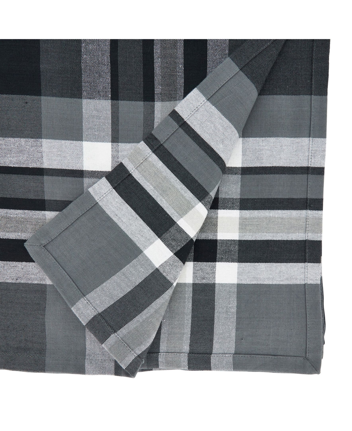 Saro Lifestyle Striped Border Design Tablecloth, 120" x 70"