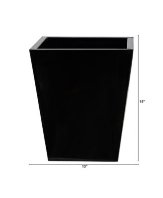 15" Classic Square Metal Planter